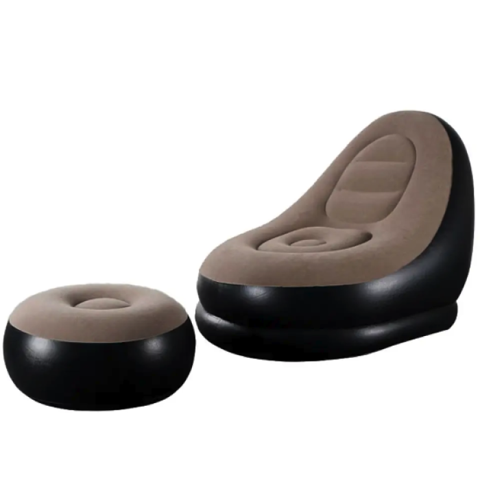 Надувне крісло з пуфом-підставкою для ніг AIR SOFA ART 9233 (10)