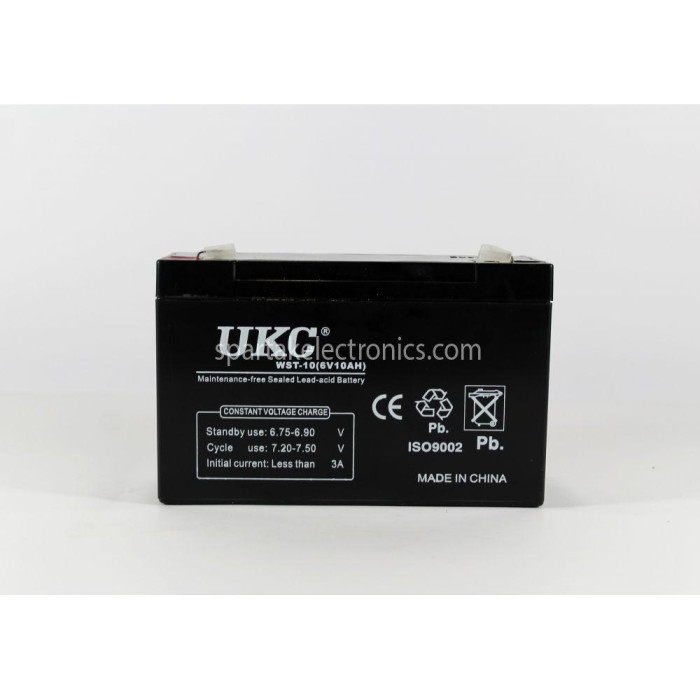 Аккумулятор BATTERY 6V 10A ART 2709 UKC (10)