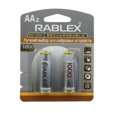 Акумулятори RABLEX HR6 RB-1000 ( 1.2V / 1000 mAh / Ni-MH / AA / блістер / 2 шт.)