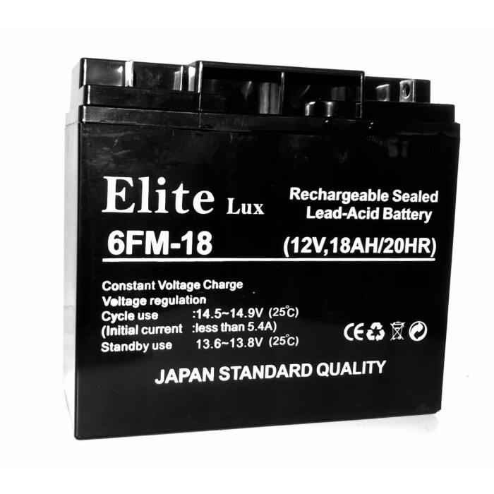Акумулятор 12 V 18 Ah AK ELITE LUX (4)