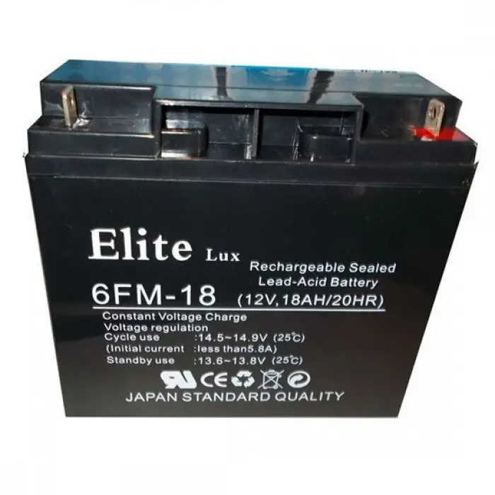 Акумулятор 12 V 18 Ah AK ELITE LUX (4)