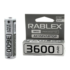 Акумулятори Rablex 18650/3.7V/3600mAh (400 шт)