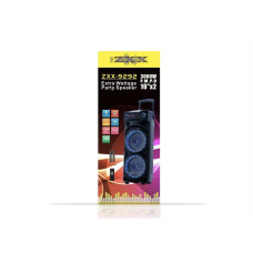 Акустична переносна колонка ZXX-9292/ 8003 60Вт 10" 72х43х34см TWS/FM/USB/BT/REC/EQ/LED/2MIC