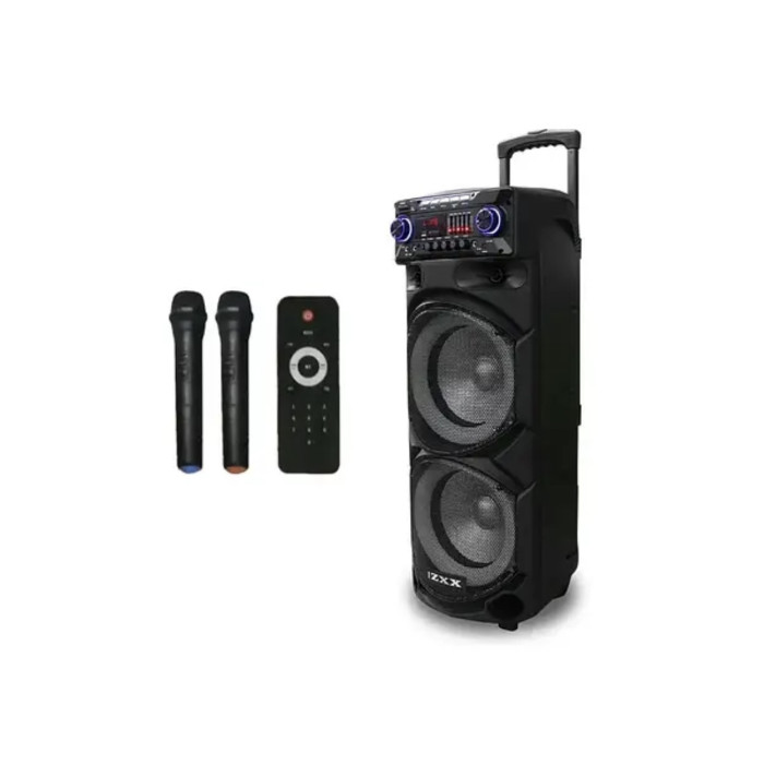 Акустична переносна колонка ZXX-9292/ 8003 60Вт 10" 72х43х34см TWS/FM/USB/BT/REC/EQ/LED/2MIC