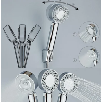 Двостороння душова лійка Multifunctional Faucet, 3 режими поливання ART-9006 (120 шт./ясть)