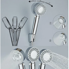 Двостороння душова лійка Multifunctional Faucet, 3 режими поливання ART-9006 (120 шт./ясть)