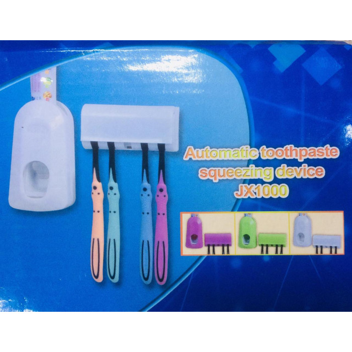 Диспенсер для зубної пасти та щіток автоматичний toothbrush sterilizer JX 1000 (80 шт./ясть)