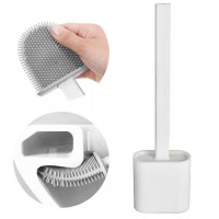 Туалетний йоржик з силіконовою щіткою Nordic Wind 10 х4,5 х 36 см ART 1661 (50 шт./ясть)