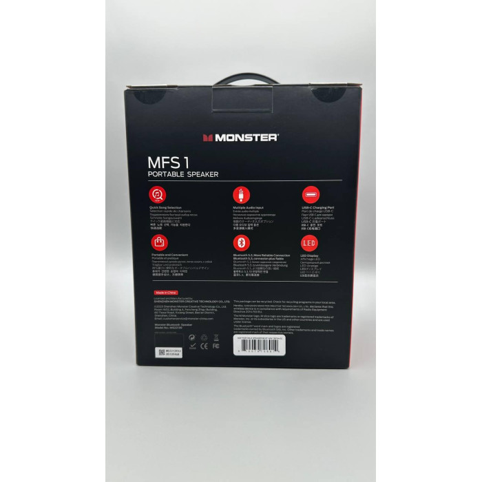 Колонка Bluetooth MONSTER 24W MFS1/ 22139