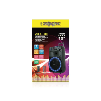 Акустична переносна колонка ZXX-1011/ 8586 800Вт 15" 45х72х36см USB/SD/FM/BT/2MIC/ДК (1)