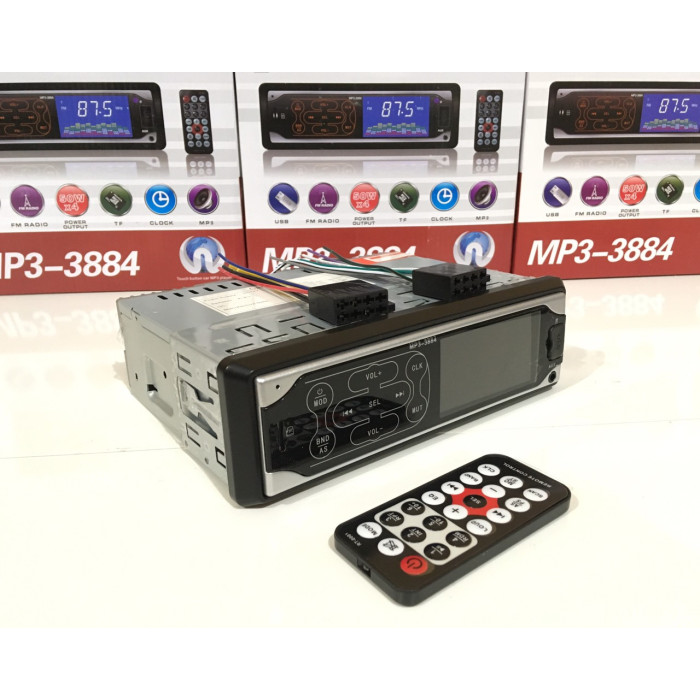 Автомагнітола MP3 3884 ISO 1DIN сенсорний дисплей (20 шт.)
