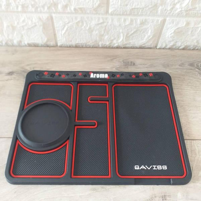 Протиколізний липкий килимок на торпеду машини MOBILE з тримачем для телефона (100)