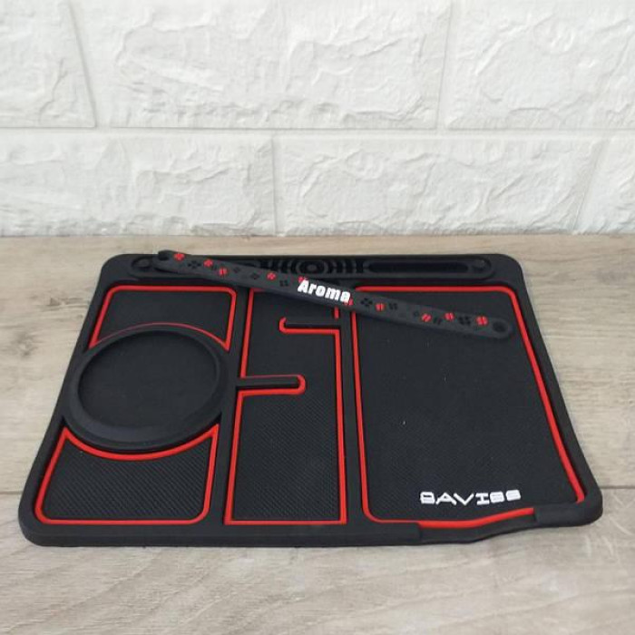 Протиколізний липкий килимок на торпеду машини MOBILE з тримачем для телефона (100)