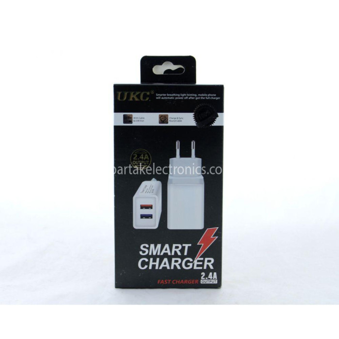 Адаптер Fast Charge AR 001/ 4757 2 USB (300)
