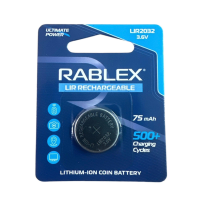 Акум.Rablex CR2032 3.6 V 75mAh blister card/1 pcs/24/