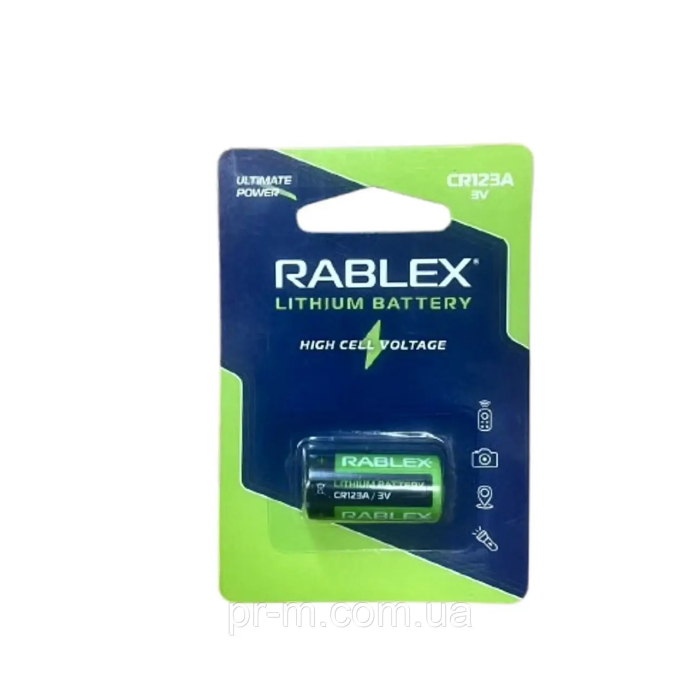 Rablex 123A 1500mah LITHIUM Batter 3V (1)