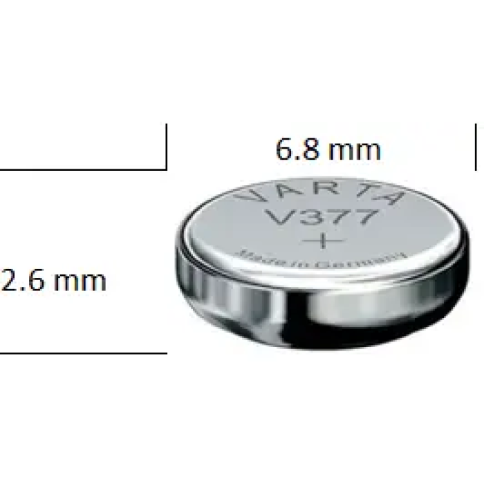 Батарейка часова VARTA V377 1.55V тип SR66
