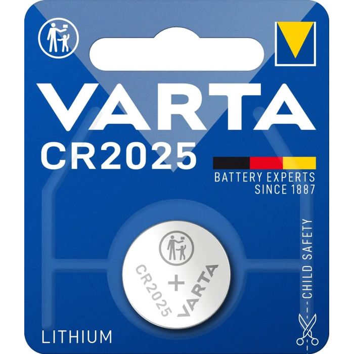 Батарейка Varta CR-2025 Lithium 1xBL