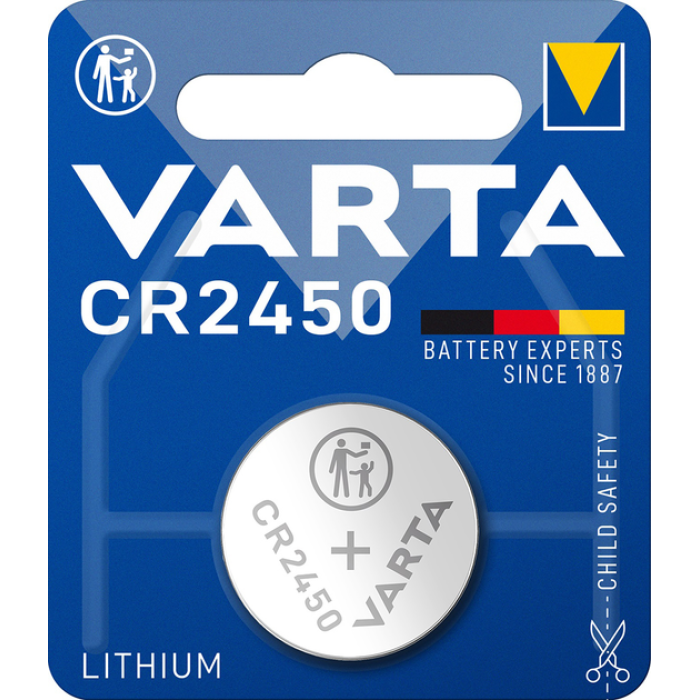Батарейка Varta CR-2450 Lithium 1xBL