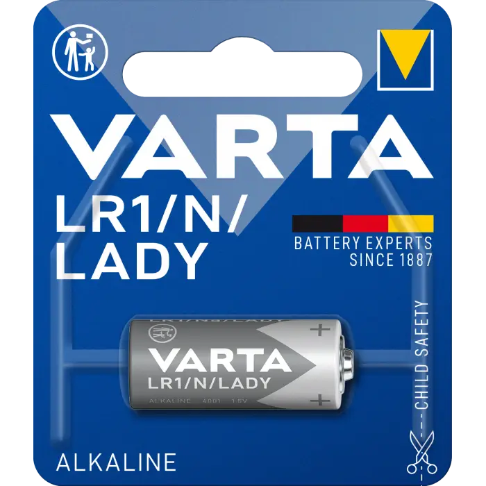 Батарейка VARTA LR1 1.5V BL1 ALKALINE