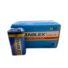 Батарейка сольова Rablex 6F22/9V/604/1062 (Крона) 1 pcs SHRINK (500)