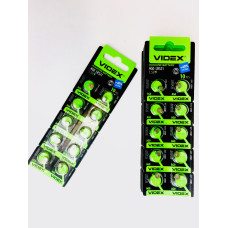 Батар годинника Videx AG 0 (LR521) BLISTER CARD 10pcs