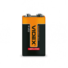 Батарейка сольова VIDEX 6F22/9V (Крона) 1 pcs SHRINK