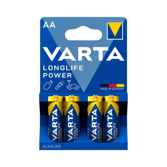 Батарейка VARTA LONGLIFE POWER лужна AA LR6 4xBL ALKALINE KOD-9473