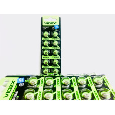 Батарейки для годинників Videx AG 4 (LR626) BLISTER CARD 10pcs