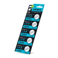 Батарейка літієва VIDEX CR2025 5 pcs BLISTER CARD
