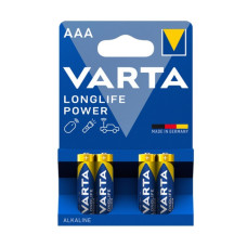Батарейка VARTA LONGLIFE POWER лужна AAA LR03 4xBL ALKALINE KOD-3964