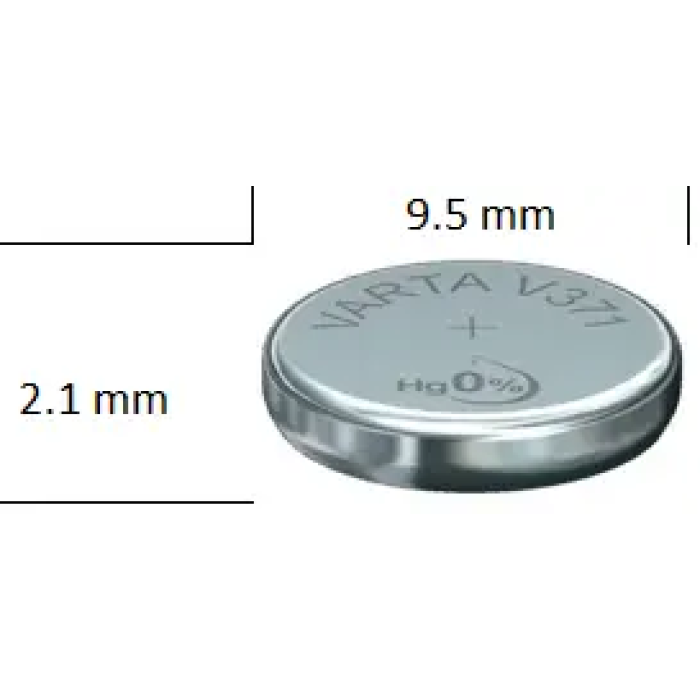 Батарейка часова VARTA V371 1.55V тип SR69