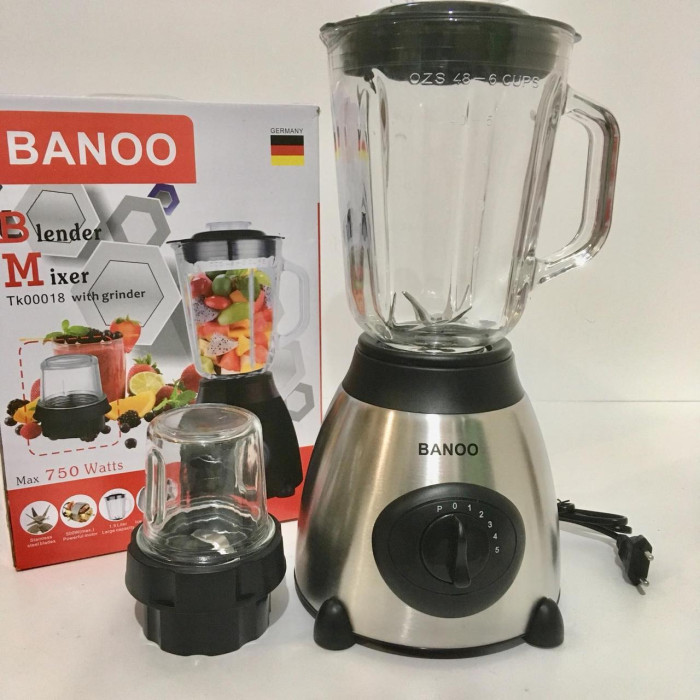 Блендер + кофемолка 750W BANNO TK-00018 (6 шт./ясть)