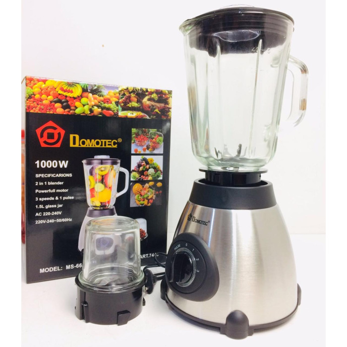 Блендер DOMOTEC MS 6610 STAINLESS 220V/1000w (4 шт./ясть)