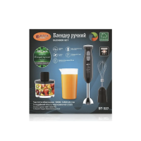 Блендер ручний 4 в 1 600мл 1600Вт BITEK BT-327/ 6655 (12)