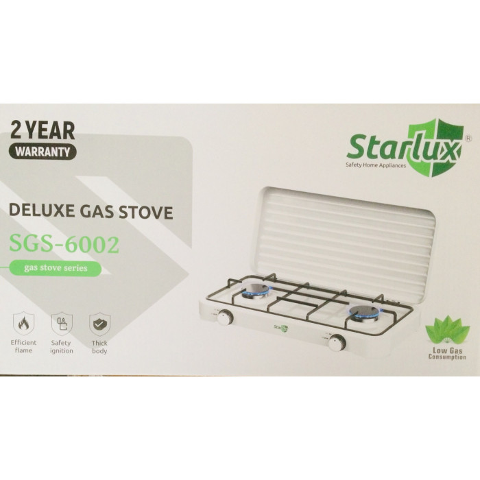 Газова плита (настільна 2 конфорки) Starlux SGS 6002 (8 шт./ясть)