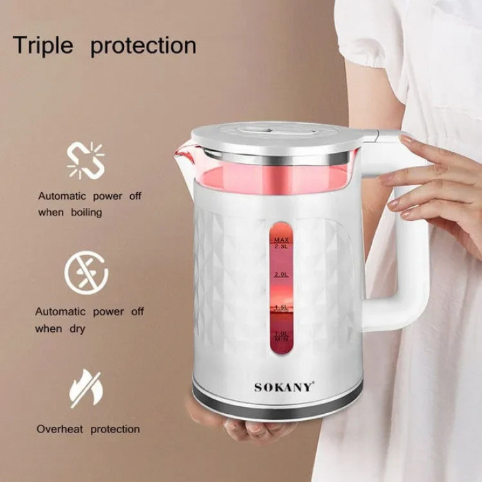 Електрочайник SOKANY SK-1028 (12)