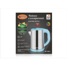 Чайник електричний з нержавіючої сталі 2,3л 2000Вт BITEK BT-7883/ 6758 (16)