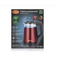 Чайник електричний 1,8л 2000Вт BITEK BT-7815/ 6664 (12)