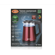Чайник електричний 1,8л 2000Вт BITEK BT-7815/ 6664 (12)