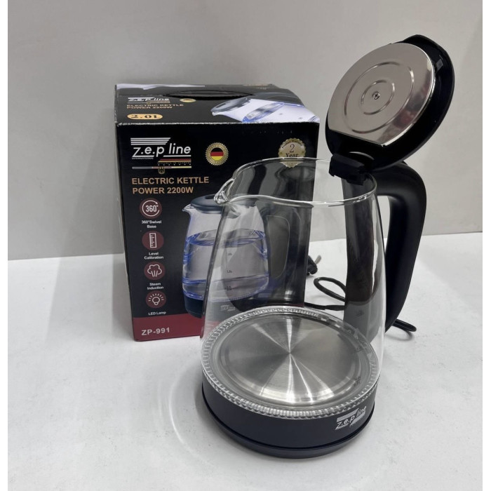 Електрочайник скляний Zepline ZP-991 (12)