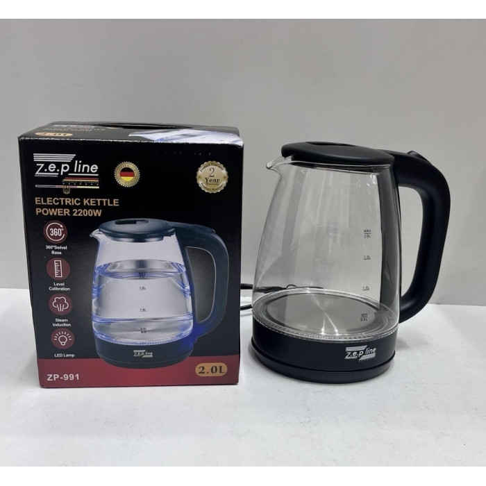 Електрочайник скляний Zepline ZP-991 (12)