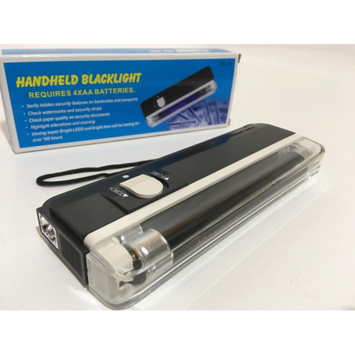 Портативний ручний ультрафіолетовий детектор валют DL-01/ 2289 (200 шт./яский)