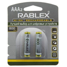 Акумулятори RABLEX HR03 RB-800 ( 1.2V / 800 mAh / Ni-MH / AAA / блістер / 2 шт.)