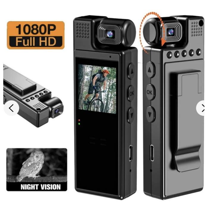 Нагрудна боді-камера L9 з дисплеєм 1.3 дюйма Wi Fi ART 9529 (100)