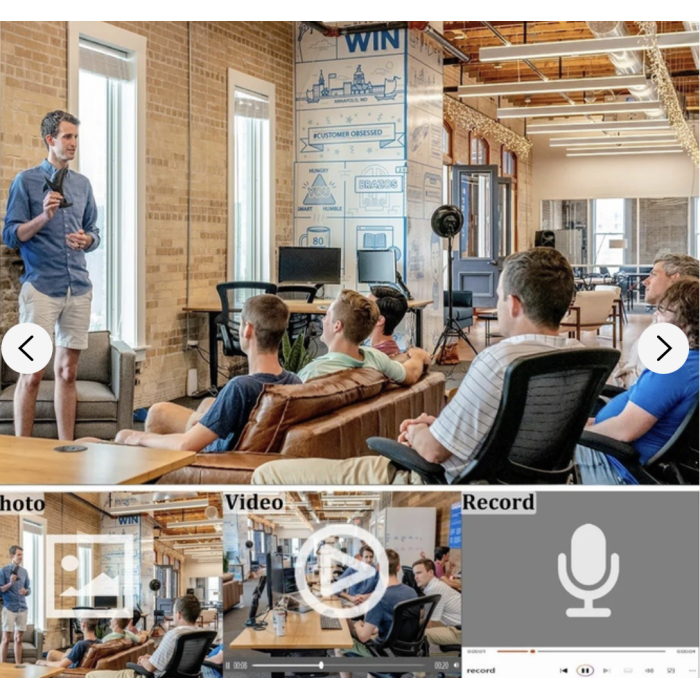 Нагрудна боді-камера L9 з дисплеєм 1.3 дюйма Wi Fi ART 9529 (100)