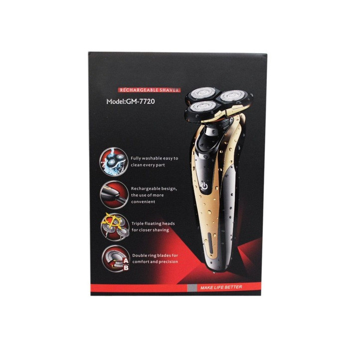 Акумуляторна електробритва Gemei GM 7720 (40 шт./ясть)
