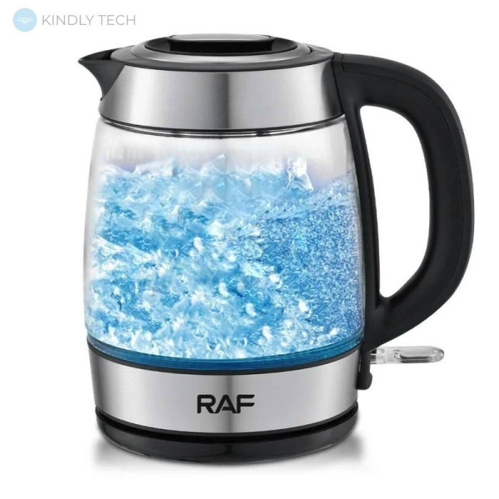 Чайник електричний RAF R-7946 2000 Вт 2 л, скляний (16)