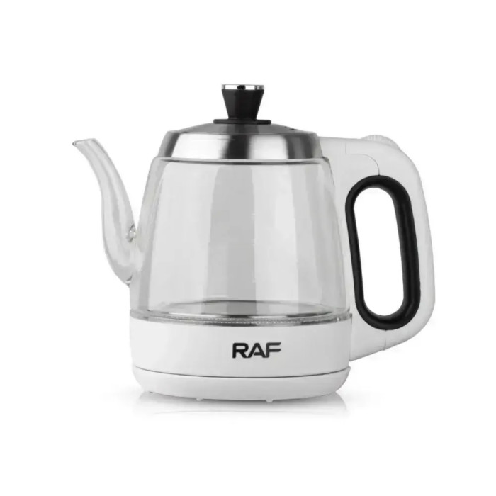 Електричний скляний чайник із носиком на 1.2 л 1350 Вт RAF R.7810 (16)