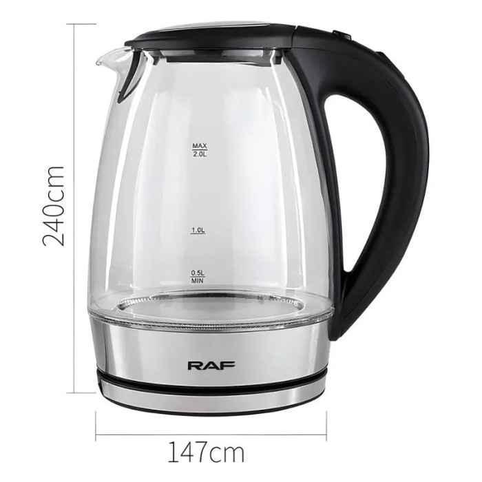 Чайник електричний RAF 7818, 2000w, 2 л (12)